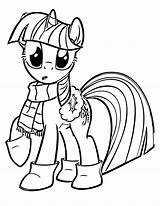 Twilight Coloring Sparkle Pages Cute Kids sketch template
