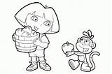 Coloring Apples Color Apple Pages Library Clipart Dora sketch template