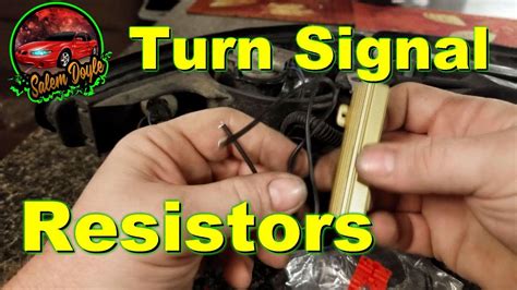 install led turn signal resistors testing  headlights youtube