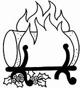 Yule Kaminfeuer Burning Brennt Nativity Gemischt Book Yulelog Betwixt Malvorlage sketch template