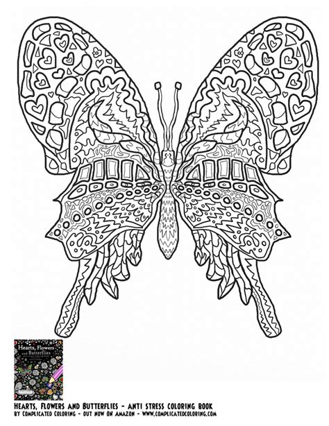 butterfly coloring pages adults printable ayu