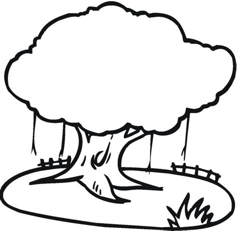 tree  coloring page