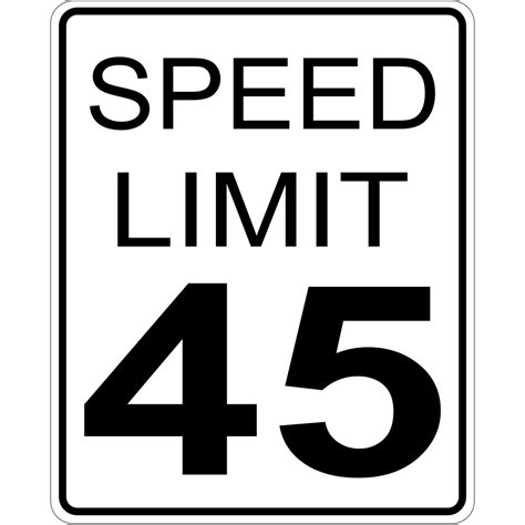 mph speed limit road sign png svg clip art  web  clip