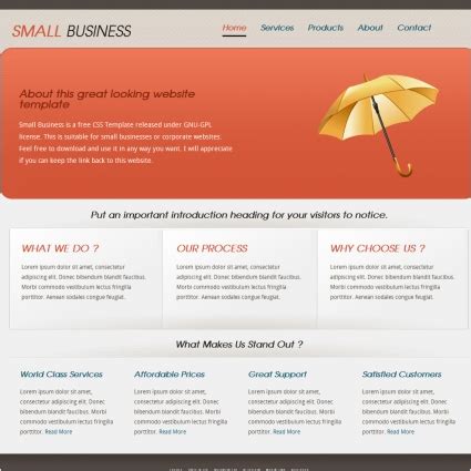 small business template  website templates  css html js format