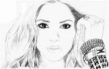 Shakira Colorear Famosos Como Imagui Mariah Desenho Coloriages sketch template