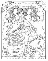 Witches Instant Muller Digi Deborah sketch template