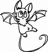 Lineart Bats sketch template