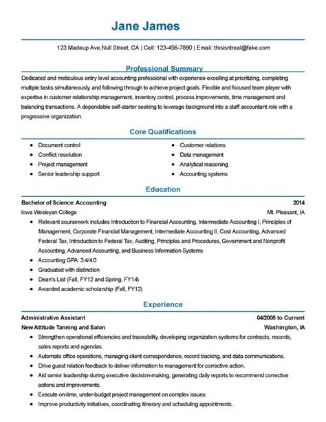 personal training resume template business