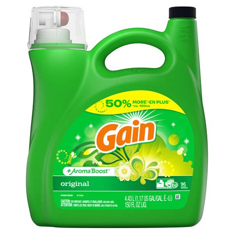 gain original liquid laundry detergent  loads  fl oz walmartcom