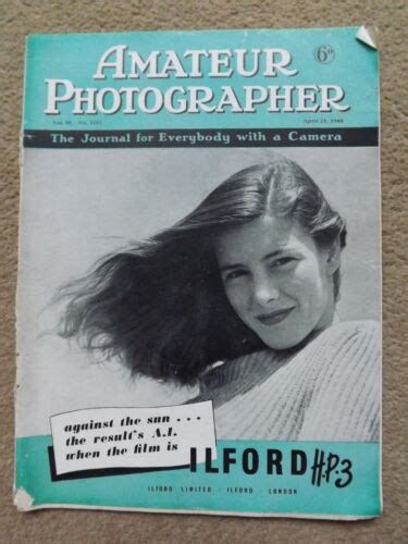 Amateur Photographer Magazine 21st April 1948 Vintage Ebay