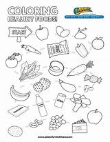 Nutrition Getcolorings Foods Scholastic sketch template