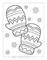 Coloring Winter Pages Mittens Preschool Kids Itsybitsyfun Sheets Printable Choose Board Christmas sketch template