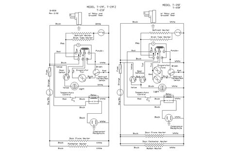 true freezer   wiring diagram  cantik