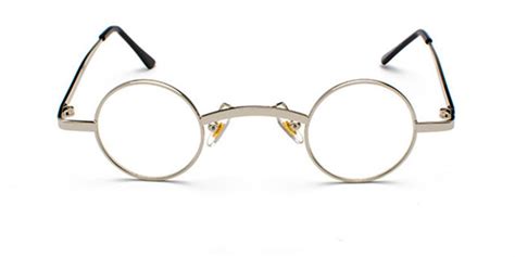 Round Glasses For Men Golden Super Small Round Glasses 38 Mm Lenses