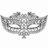 Coloring Masquerade Pages Mask Colouring Template Adult Printable Masks sketch template