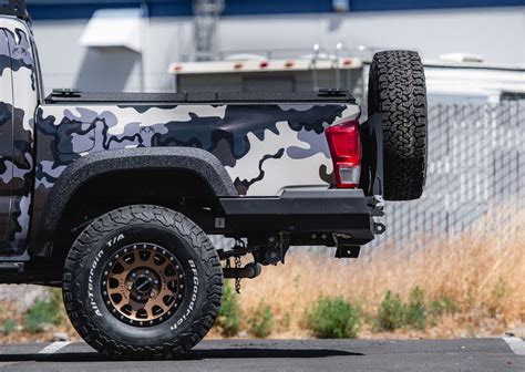 tacoma high clearance rear bumper relentless  road fabrication