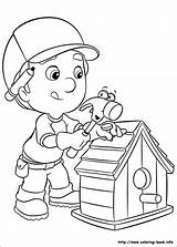 Coloring Manny Handy Pages Tools Handyman Para Getcolorings Info Book Colorear Getdrawings Disney sketch template