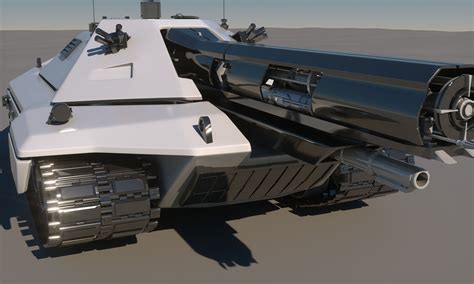 Sci Fi Future Tank Concept 3d Model Cgtrader