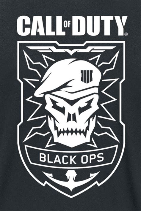 black ops skull call  duty  shirt emp