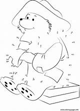 Paddington Bear Dot Dots Connect Coloring Worksheet Printable Pages Kids Handsome Party Colouring Activities Crafts Join Worksheets Bears Kindergarten Color sketch template