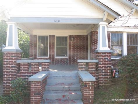 small covered brick front porch  wall google search