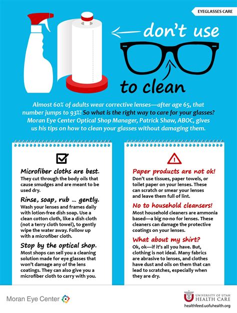 take care of your glasses optical shop eye care health eye facts