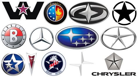 top  car logo  stars