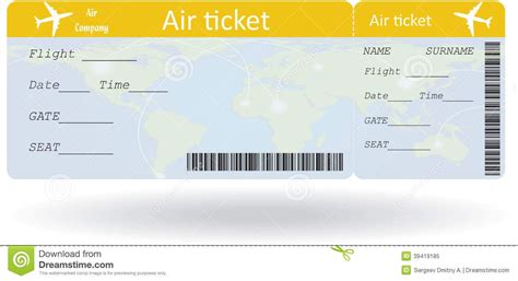 international plane ticket template google search ticket template