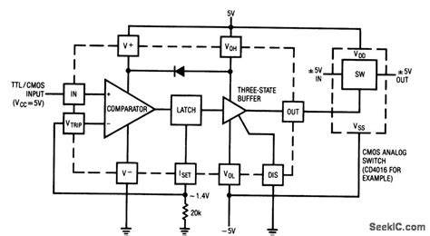 powersupplymonitor measuringandtestcircuit circuit diagram