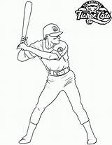 Coloring Pages Baseball Mlb Cardinals Sox Softball Red Logo Phillies Field Mets Dodgers Player Mascot Color Printable Players Jersey Colorings sketch template