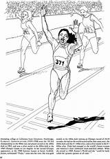 Wilma Rudolph sketch template