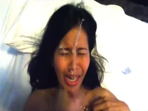 Asian Milf Gets Too Much Cum At