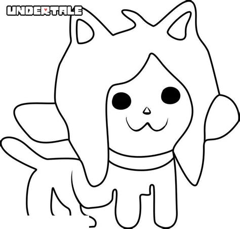 temmie  undertale coloring pages  printable coloring pages