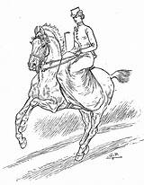 Horsemanship sketch template