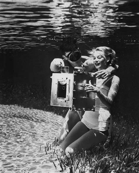 In This Photo Ginger Stanley Is Learning How To Use An Underwater