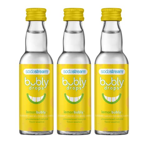 sodastream bubly drops lemon  pack  count  ml walmartcom
