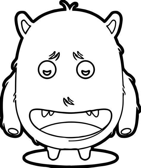 monsters coloring page  wecoloringpagecom