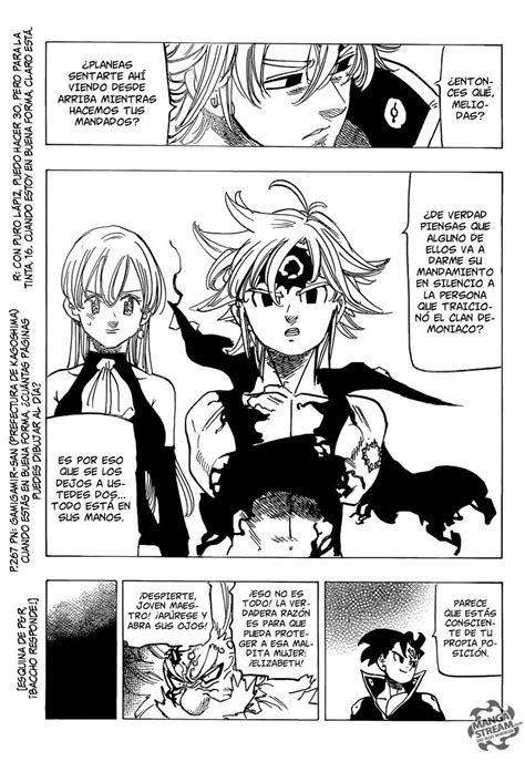 Nanatsu No Taizai Manga 247 Meliodas Demon And Elizabeth