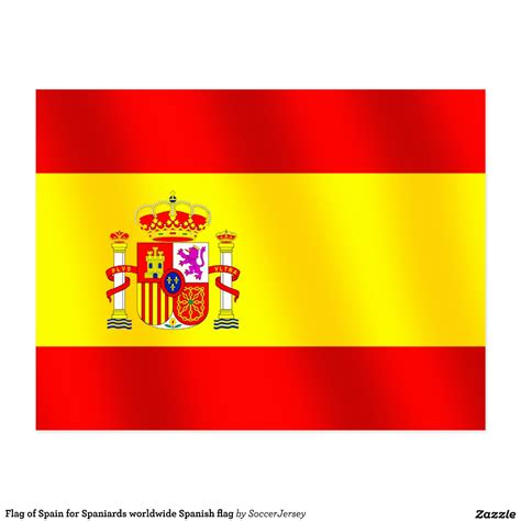 vlag van spanje voor spaanse vlag de wereldwijd briefkaart zazzle