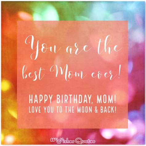 heartfelt birthday wishes  mom