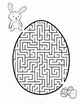 Maze Mazes Sheknows Bunny Azcoloring sketch template