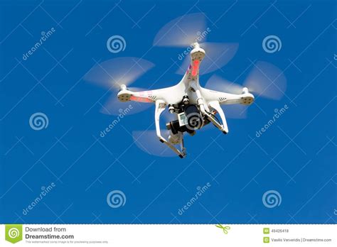 dji phantom drone  flight   mounted gopro hero black ed editorial stock photo image
