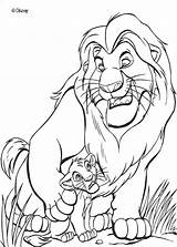 Lion Mufasa sketch template