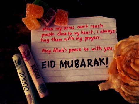 cute eid mubarak  crayon
