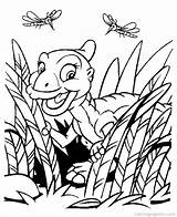 Coloring Pages Dino Land Before Time Baby sketch template