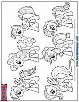 Equestria Hmcoloringpages Cumple Unicornio Ponis Cumpleaños Colorir sketch template