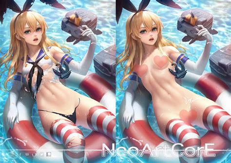 shimakaze nsfw by neoartcore hentai foundry