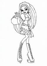 Clawdeen Abbey Bominable Claudine Draculaura Colouring Ausmalbilder Nile Girls sketch template
