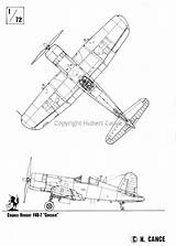 F4u Corsair Vought Hubert Cance Plans sketch template