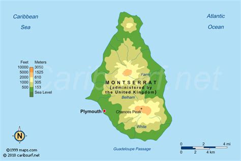 Montserrat Maps